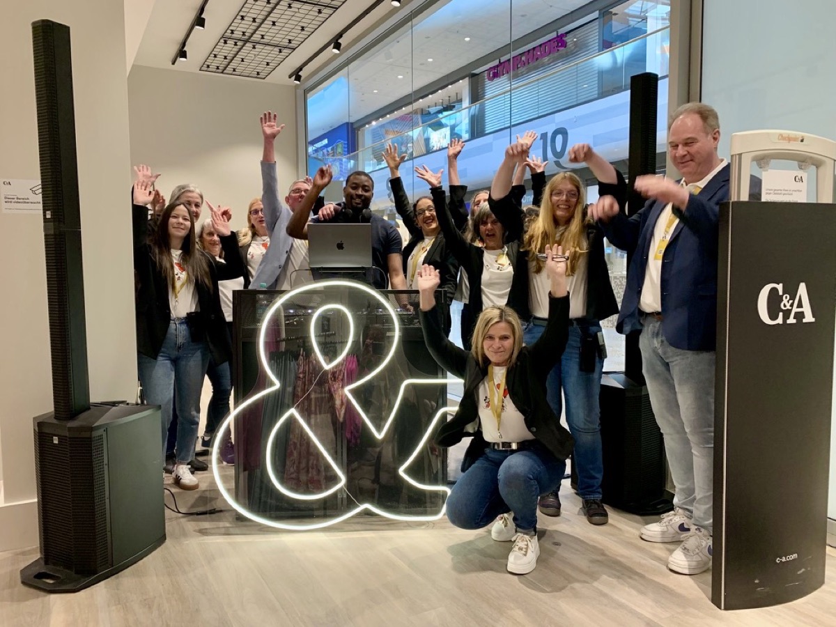 DJ Gatien beim Store Opening von C&A Ludwigshafen